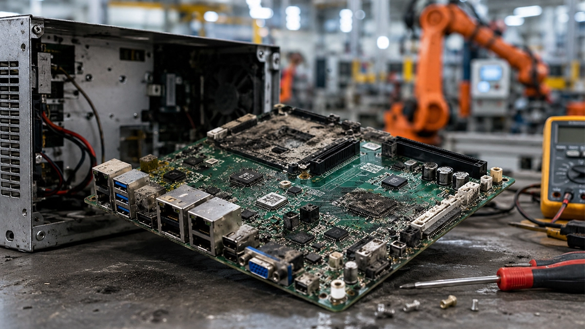 Common Industrial PC (IPC) Motherboard Failures in UAE and Gulf Manufacturing Plants