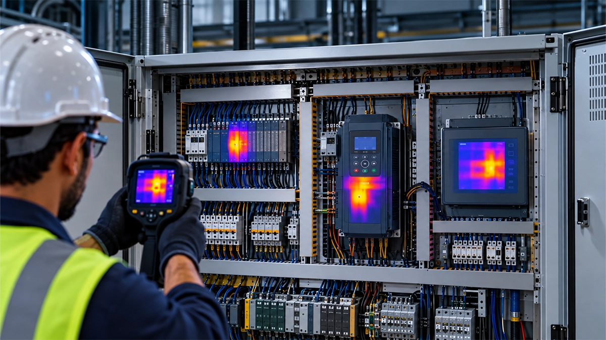 Panel-Wide Thermal Diagnostics: Tracing Heat Failures Across PLCs, VFDs & HMIs