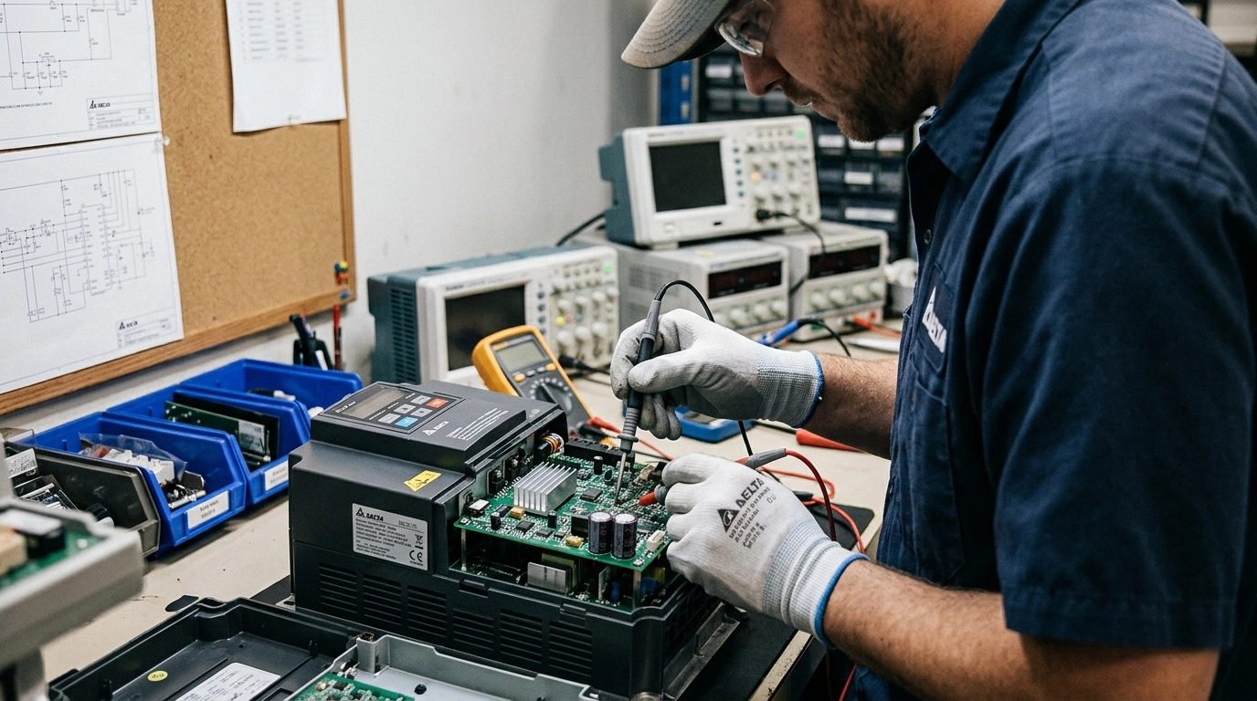Delta VFD Repair in UAE