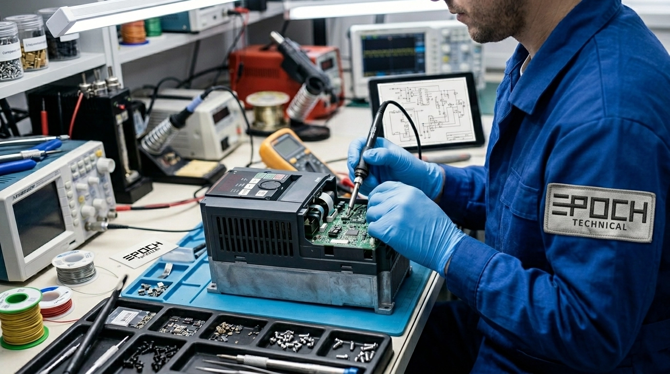 Mitsubishi Electric VFD repair in UAE